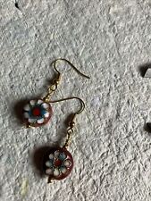 Handmade earrings cloisonne for sale  LEEK