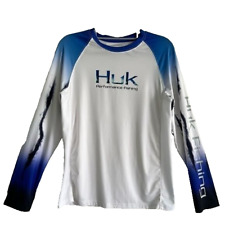 Used, Huk Flare Double Header Long Sleeve Fishing Shirt YXL Sun Protection Swim Beach for sale  Shipping to South Africa