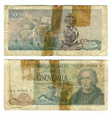Italia 5000 lire usato  Crespellano