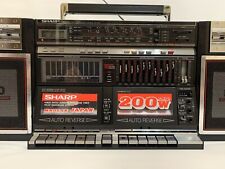 Vintage Sharp WF 939 Dual Cassette Boombox Japan Made, used for sale  Shipping to South Africa