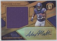 Alexander Mattison 2019 Gold Standard Rookie Jumbo Patch Autograph 44/99 RC Auto for sale  Shipping to Canada