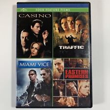 DVD ação 4 filme Casino Traffic Miami Vice Eastern Promises quatro longas-metragens comprar usado  Enviando para Brazil