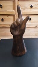 Carved wood hand for sale  CHELMSFORD