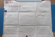 Indenture original vellum for sale  UK