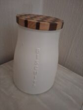 Biscuit container jar for sale  MALDON