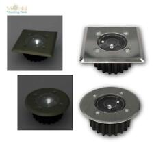 LED Solar Floor Light Stainless Steel Built-in Spotlight IP44 with Twilight Sensor, used for sale  Shipping to South Africa
