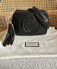 Gucci black leather for sale  UK