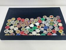 Las Vegas Nevada Poker Chips | No Monetary Value | Lot of (72) Various Patterns for sale  Shipping to South Africa