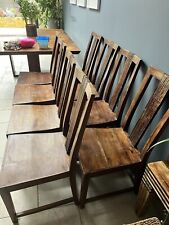 Wooden dining chairs for sale  BROADSTAIRS