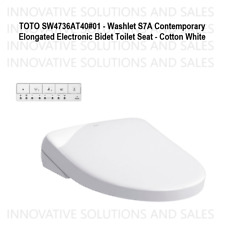 NOVO TOTO SW4736AT40#01 - Assento de bidê Washlet S7A alongado Contemp algodão branco comprar usado  Enviando para Brazil