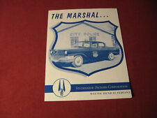 Folleto de ventas de policías Studebaker Marshal 1957 catálogo original, usado segunda mano  Embacar hacia Argentina