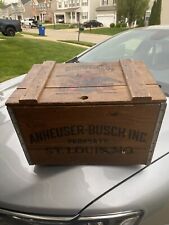 Used, Vintage 1976 Budweiser Anheuser Busch Centennial Wooden Beer Crate Box 1876-1976 for sale  Shipping to South Africa