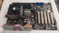 AOpen AX4BS-V Socket mPGA478B ATX Form Motherboard Combo 655MB RAM w/ I/O Shield for sale  Shipping to South Africa
