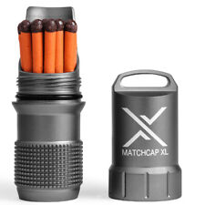Exotac MATCHCAP XL Waterproof Match and Striker Case - Gunmetal for sale  Shipping to South Africa