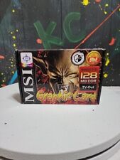 NOVA NA CAIXA placa gráfica vintage MSI MX4000-T64 64MB AGP VGA S-VIDEO comprar usado  Enviando para Brazil