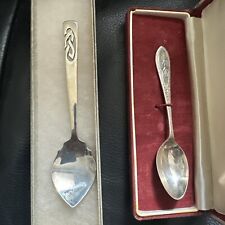 Hallmarked silver spoons for sale  LONDON