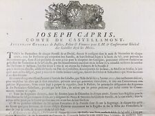 Savoy IN 1769 Joseph Capris Salt Poster Chambéry Beauregard Castellemont Isere comprar usado  Enviando para Brazil