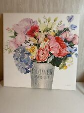 Canvas floral wall for sale  Urbana