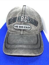Usado, Béisbol New Orleans The Big Easy Gorra para adultos con correa trasera gris ajustable raw ma segunda mano  Embacar hacia Mexico