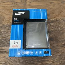 Disco rígido externo portátil Samsung P3 USB 3.0 1TB preto 2.5" compacto VENDEDOR DOS EUA, usado comprar usado  Enviando para Brazil