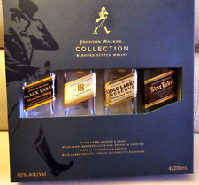 JOHNNIE WALKER COLLECTION Blended Scotch Whisky SET BLUE GOLD "EMPTY 4 BOTTLES". for sale  Shipping to South Africa