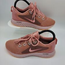 Używany, Nike React Różowe Buty do biegania Buty Damskie Rozmiar UK 4 Eur 37,5 Zdjęcia w kratkę na sprzedaż  PL