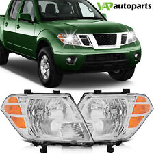 Conjunto de conjunto de faróis compatível com Nissan para Frontier 2009-2019 par de lentes transparentes comprar usado  Enviando para Brazil