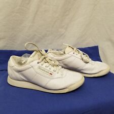 Zapatillas de tenis Reebok clásicas blancas para mujer talla 7 con cordones, usado segunda mano  Embacar hacia Argentina