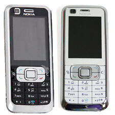 Telefone bar 3G desbloqueado original Nokia 6120 6120c clássico preto branco Symbian, usado comprar usado  Enviando para Brazil