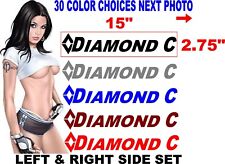 Diamond trailer decals for sale  Marco Island