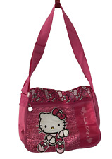Bolsa carteiro SANRIO Hello Kitty rosa ombro tiracolo laptop escola comprar usado  Enviando para Brazil