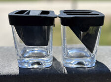 2 Corkcicle Whiskey Wedge Rocks 9oz Glasses. Perfect Condition for sale  Shipping to South Africa