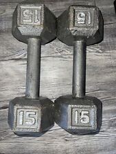 pound dumbells 15 for sale  High Point