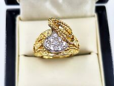 9carat Gold Saddle Ring  Size U Hallmarked  Good Deal for sale  Shipping to South Africa