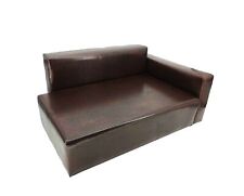 Used, Returned item! Brown Synthetic Leather Dog Sofa Bed Recliner Lounge Chair for sale  Shipping to South Africa