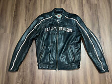 Harley Davidson Motorcycles Men's XL Leather Jacket Reflective Needs Repair . for sale  Dayton