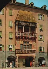 Cartão postal The Golden Roof Landmark Structure famoso símbolo Innsbruck, Áustria comprar usado  Enviando para Brazil
