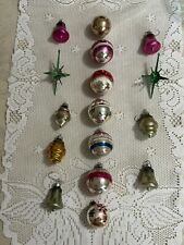 Vintage 50's Starburst Sputnik Beehive Bells Balls Tree Ornament Mixed Lot Of 16 for sale  Shipping to South Africa