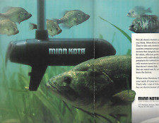 Used, 1992 MINN KOTA BOAT MOTOR 3 PG PRINT AD, COLOR BASS, CRAPPIE FISHING BOAT MOTOR for sale  Shipping to South Africa