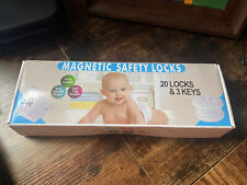 Used, Eco-Baby Cabinet Locks for Babies 20Pk Magnetic Baby Proof Safety Latches﻿ 3 Key for sale  Shipping to South Africa