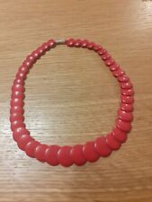 Vintage necklace red for sale  KING'S LYNN