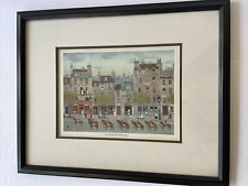 Used, Michel Delacroix "La Garde Republicaine" Framed  Paris France Lithograph. Signed for sale  Shipping to Canada