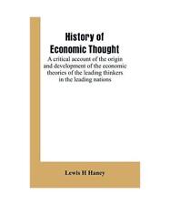 History economic thought gebraucht kaufen  Trebbin