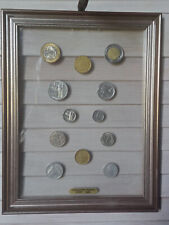 Quadretto commemorativo monete usato  Italia