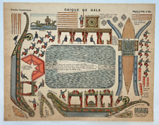 Constantinople CAIQUE GALA Gravure IMAGERIE EPINAL Pellerin CONSTRUCTIONS XIX° comprar usado  Enviando para Brazil