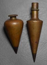 Vintage brass plumb for sale  Shipping to Ireland