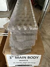 Usado, Filtro de folha proteção calha 3” corpo principal branco 75 pés 15 peças com malha comprar usado  Enviando para Brazil