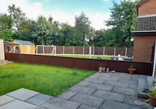 Brown colourfence metal for sale  WAKEFIELD
