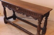 antique oak hall table for sale  BATH