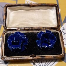 Vintage blue flower for sale  LONDON